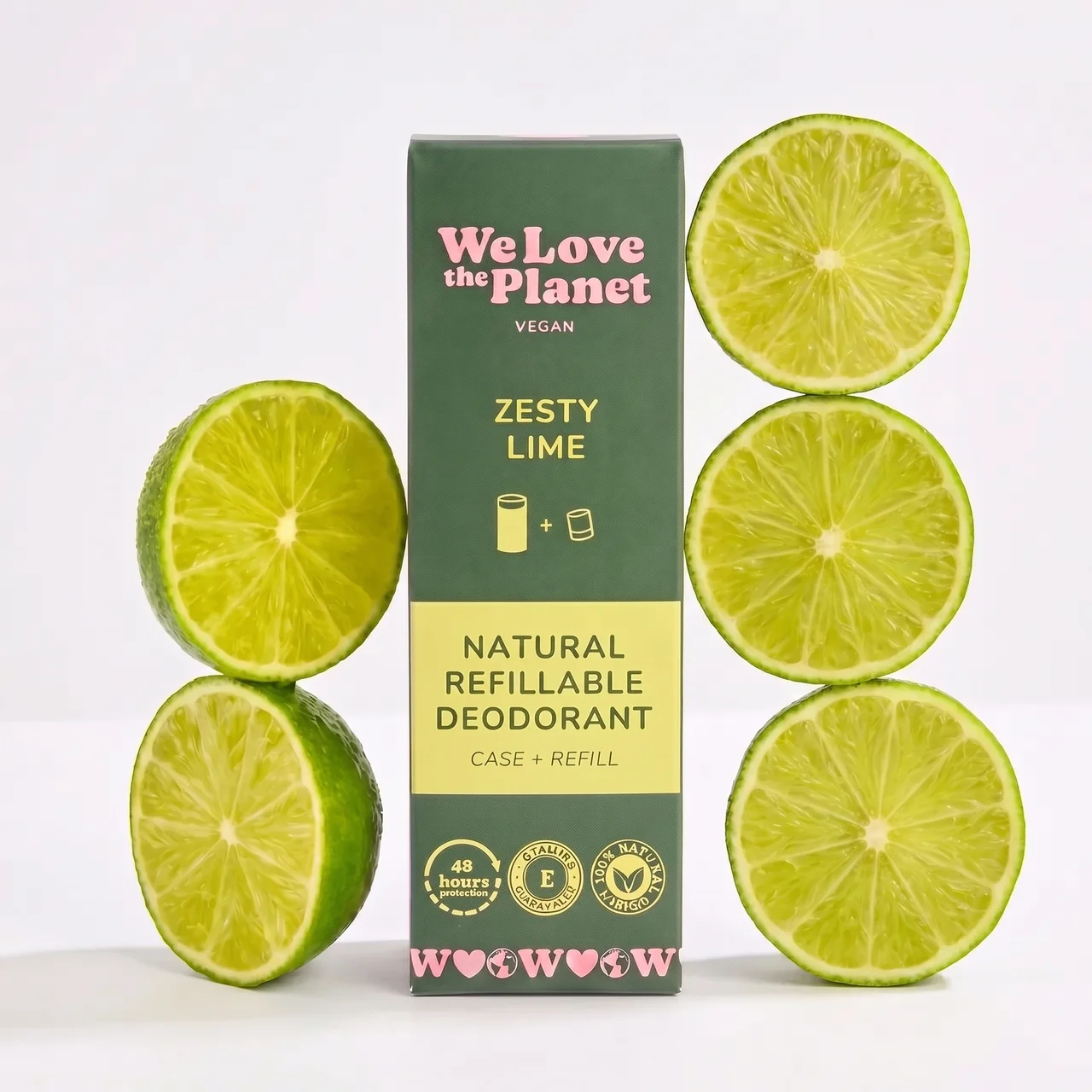 Zesty Lime Deodorant Refill Starterpack