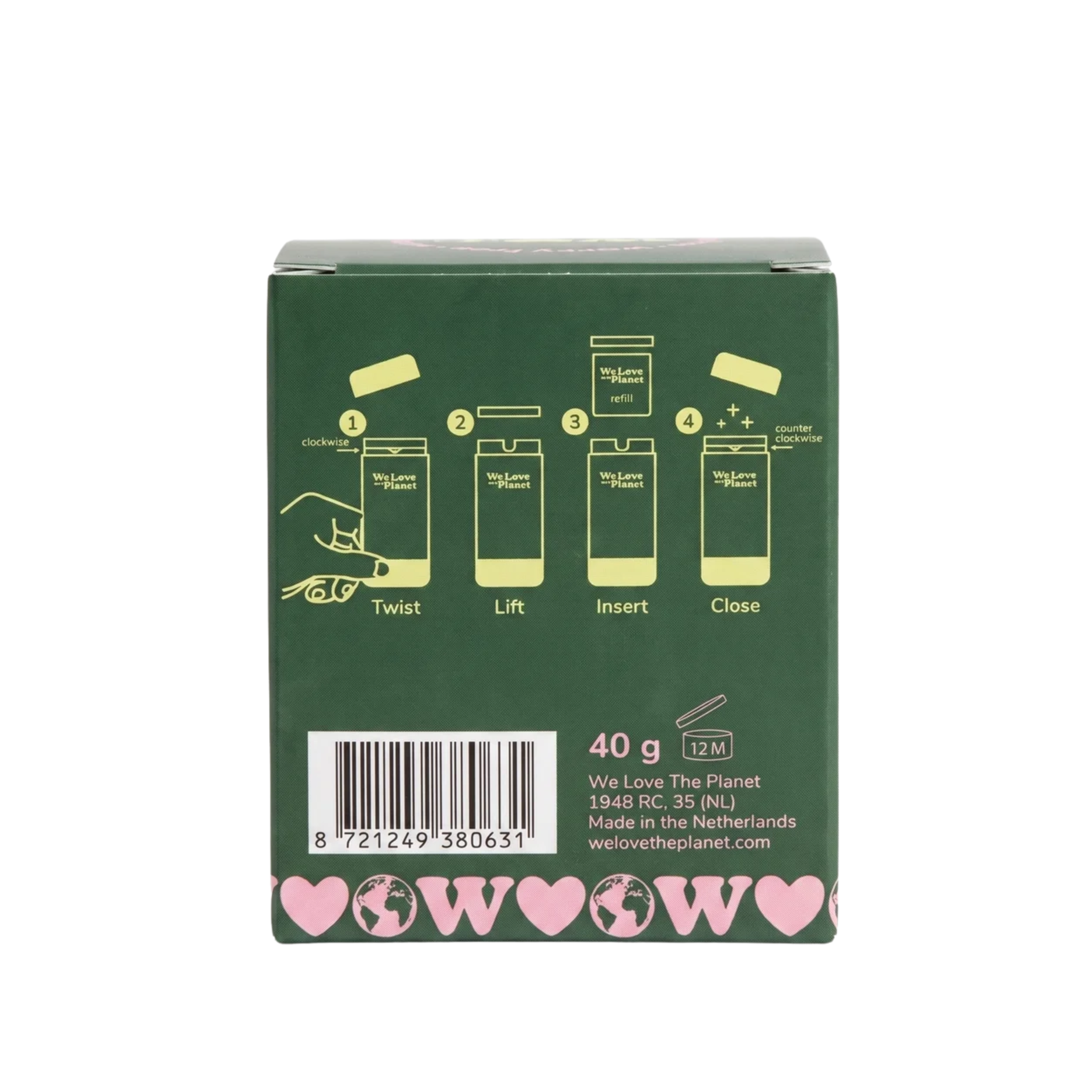 Zesty Lime Deodorant Refill