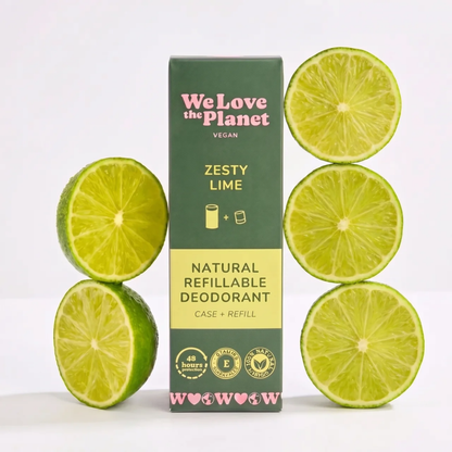 Zesty Lime Deodorant Refill Starterpack