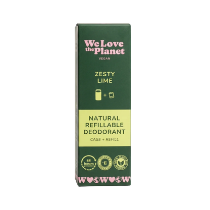 Zesty Lime Deodorant Refill Starterpack