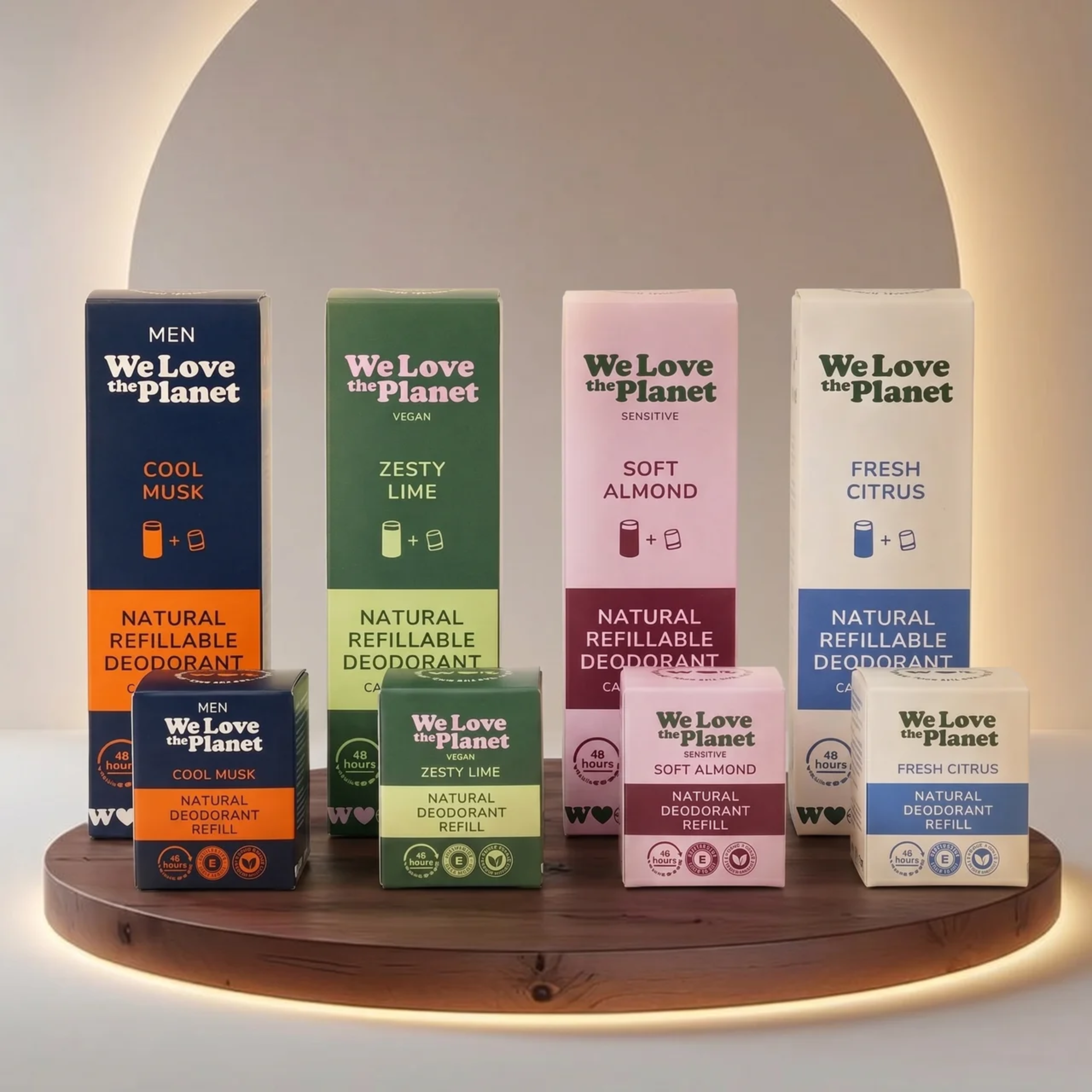 CLEANEQ DEODORANT CREAM 4本セット Cool Musk Deodorant Refill – We Love The Planet