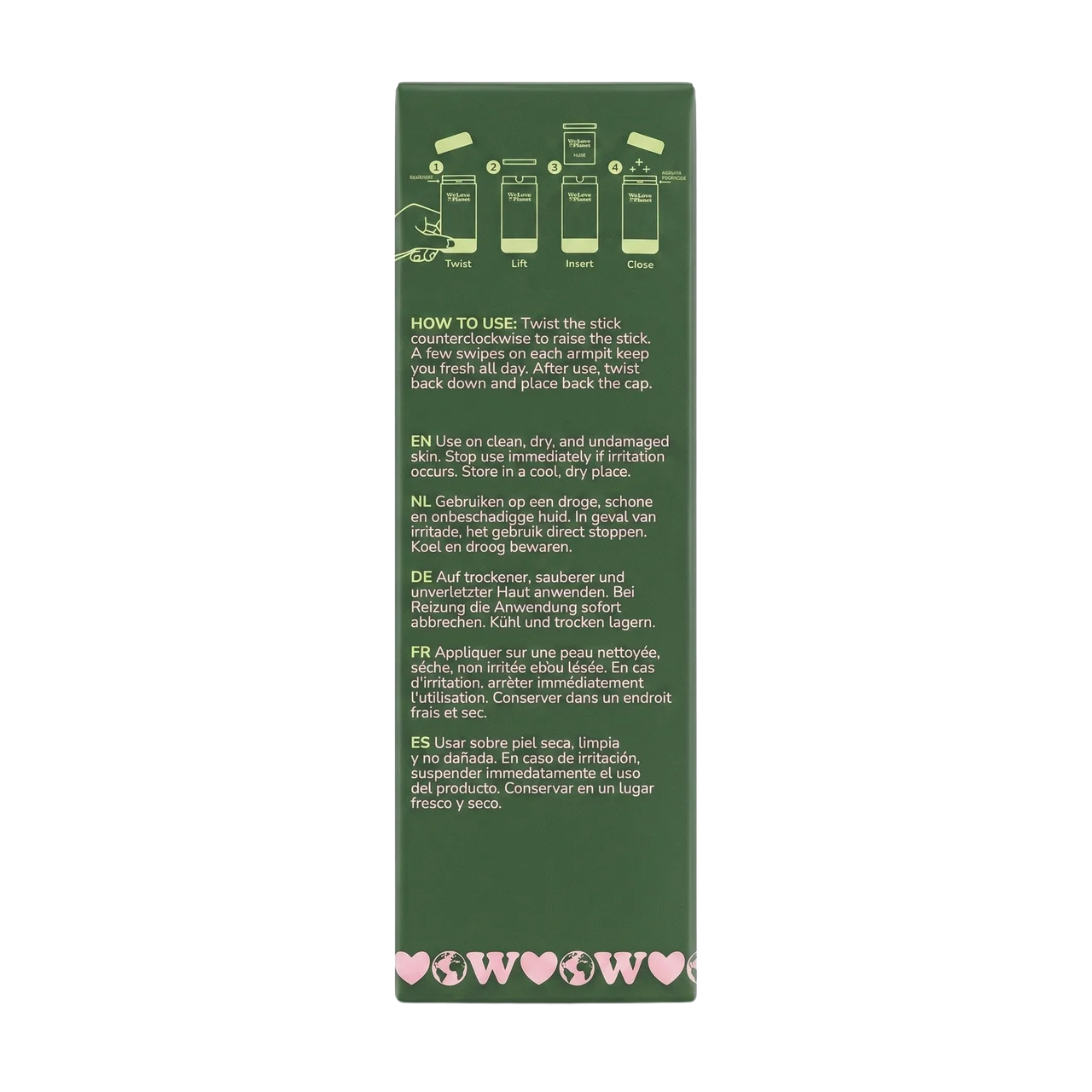 Zesty Lime Deodorant Refill Starterpack